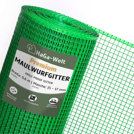 Premium Maulwurfgitter – tierfreundliche Art zum Maulwurf vertreiben – HaGa-Welt