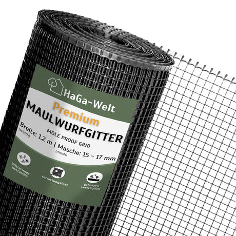 Premium Maulwurfgitter – tierfreundliche Art zum Maulwurf vertreiben – HaGa-Welt