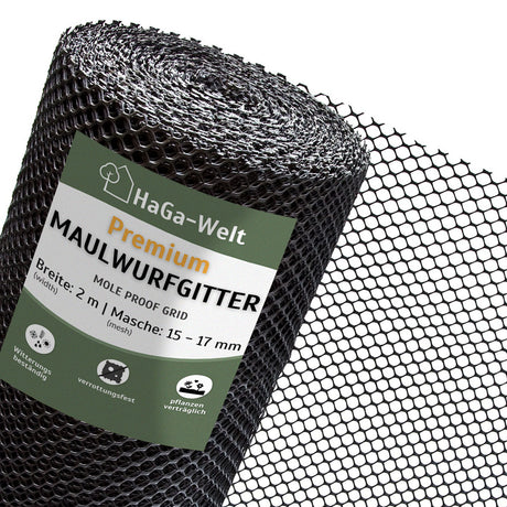 Premium Maulwurfgitter – tierfreundliche Art zum Maulwurf vertreiben – HaGa-Welt