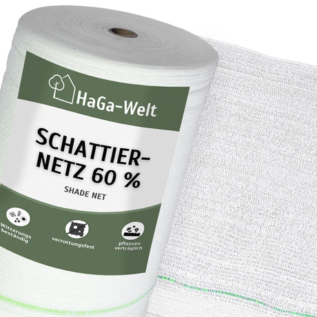 Schattiernetz – Sonnenschutz für Gewächshäuser und Pflanzen – HaGa-Welt